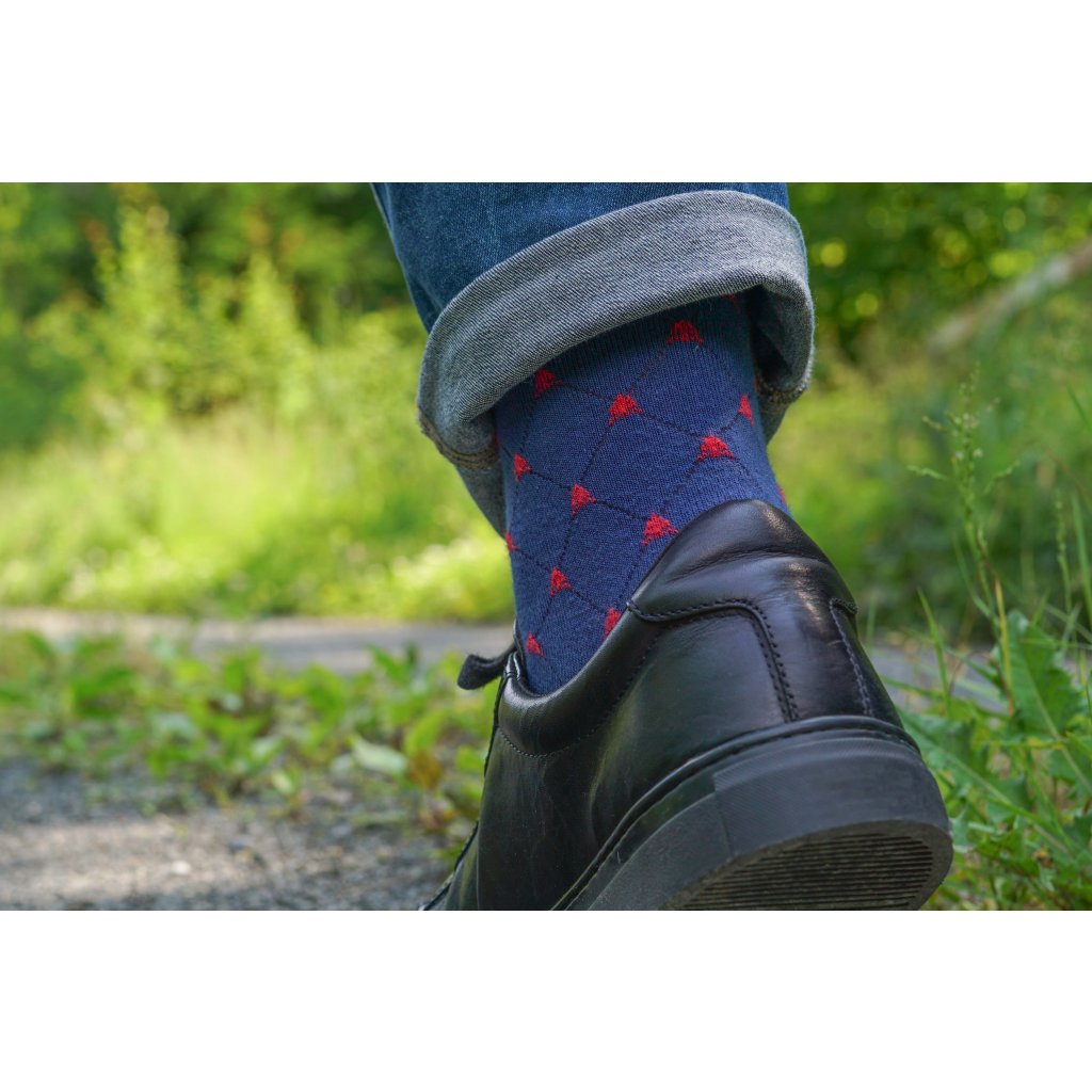 Cotton socks blue REDFIR