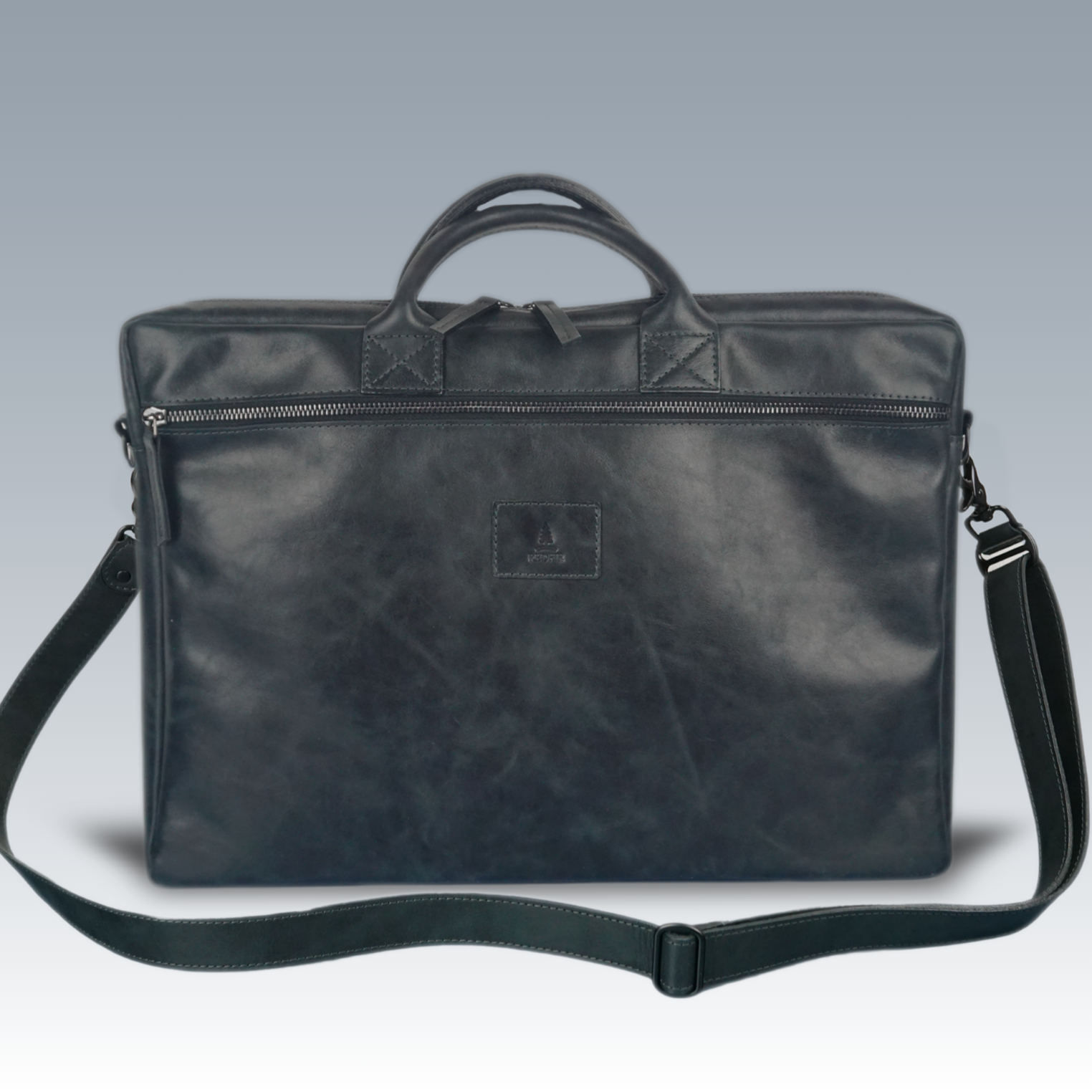 Storm leren laptoptas
