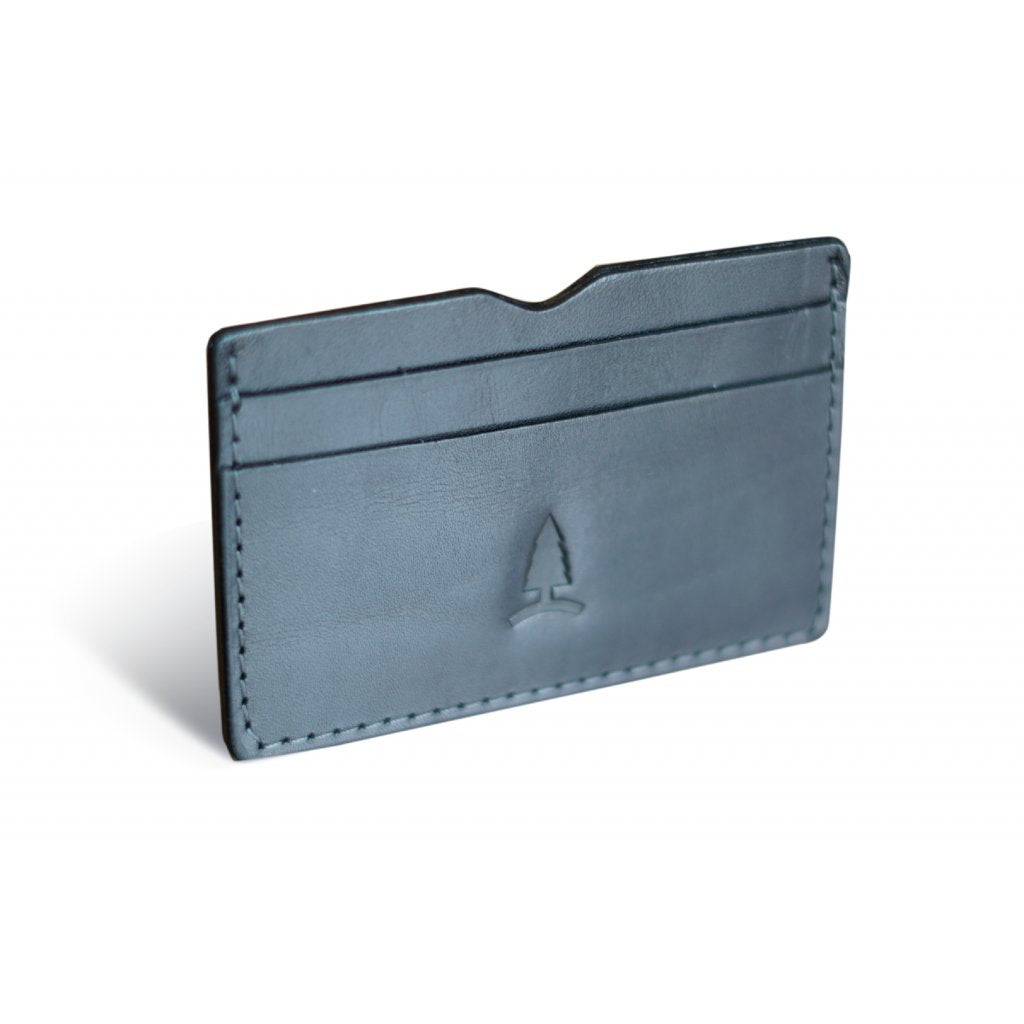 Leather case for cards and banknotes Noir