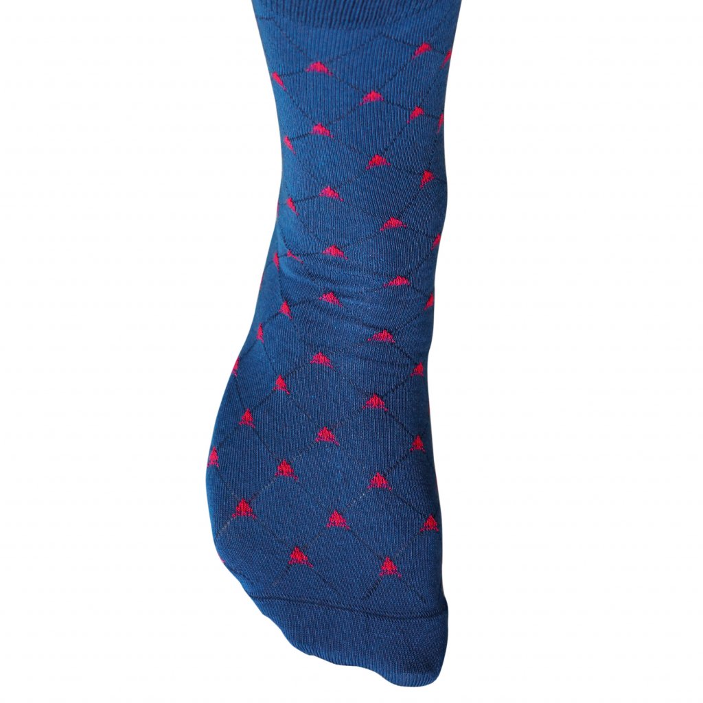 Blaue Baumwollsocken REDFIR